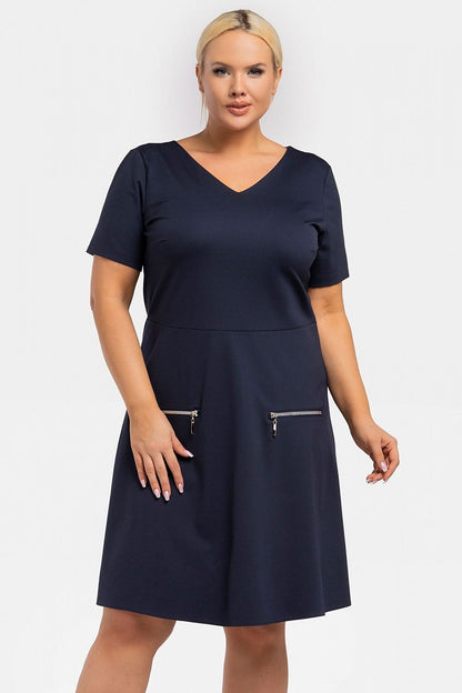  Plus size jurk model 195022 Karko 