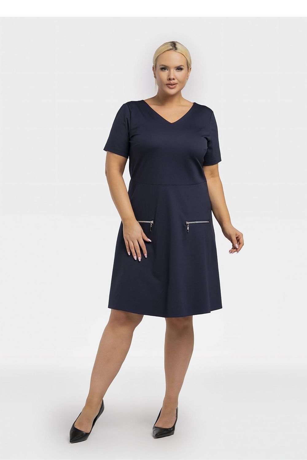  Plus size jurk model 195022 Karko 