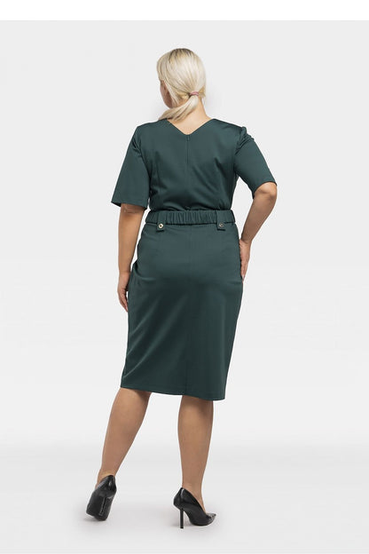  Plus size jurk model 195023 Karko 