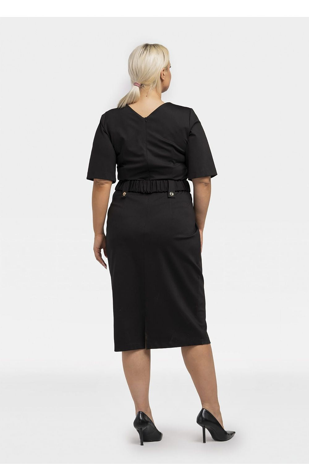  Plus size jurk model 195025 Karko 