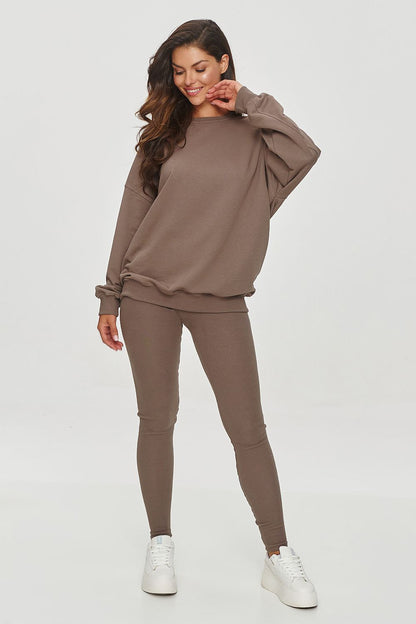 Lange leggings model 202958 Makadamia