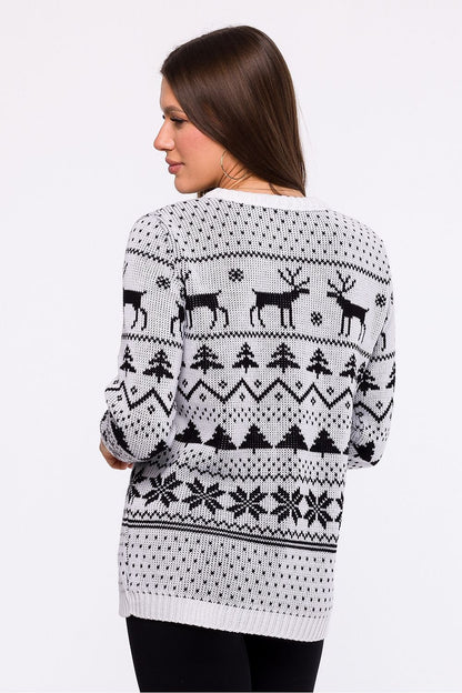 Christmas sweater model 203464 Moe