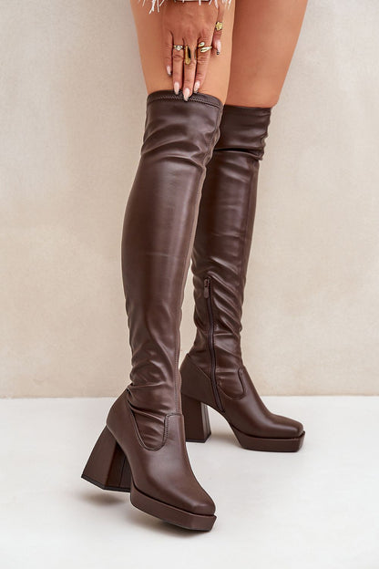 High heel boots model 204666 Step in style