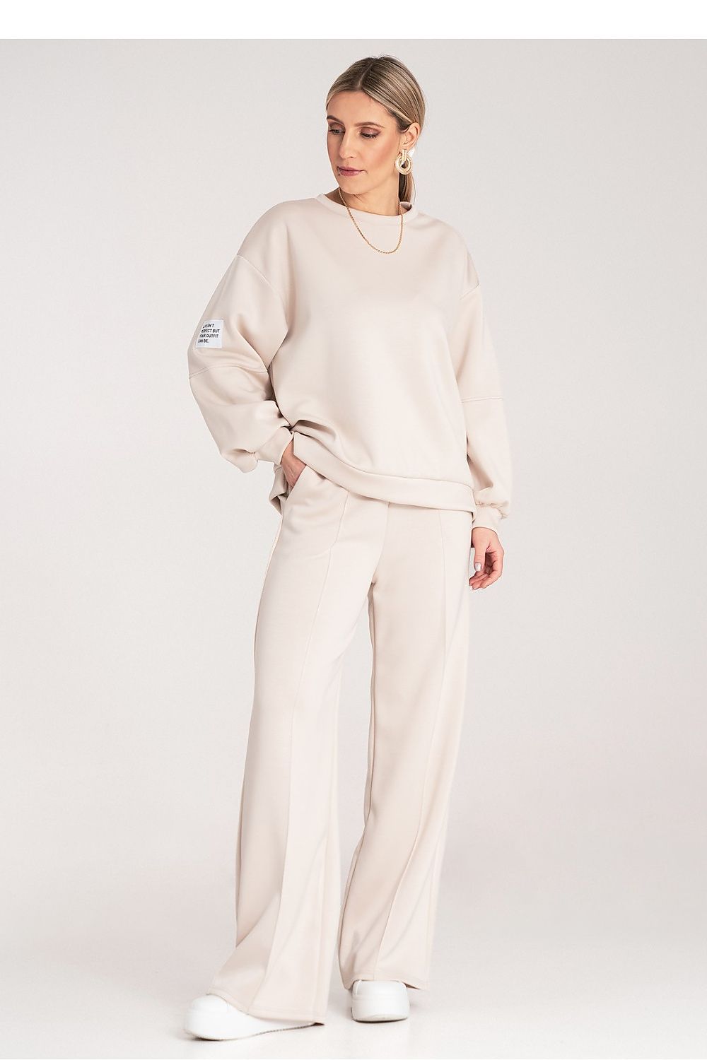 Viscose Stretch Set - Tijdloze en comfortabele set met trui en broek