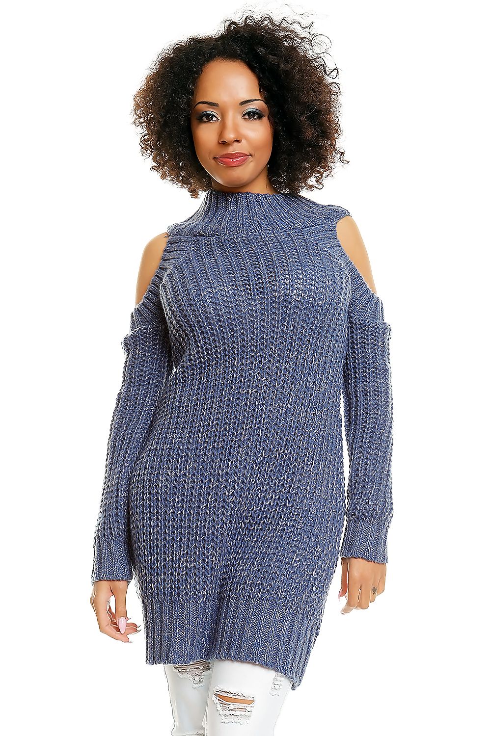 thick sweater model 84347 PeeKaBoo