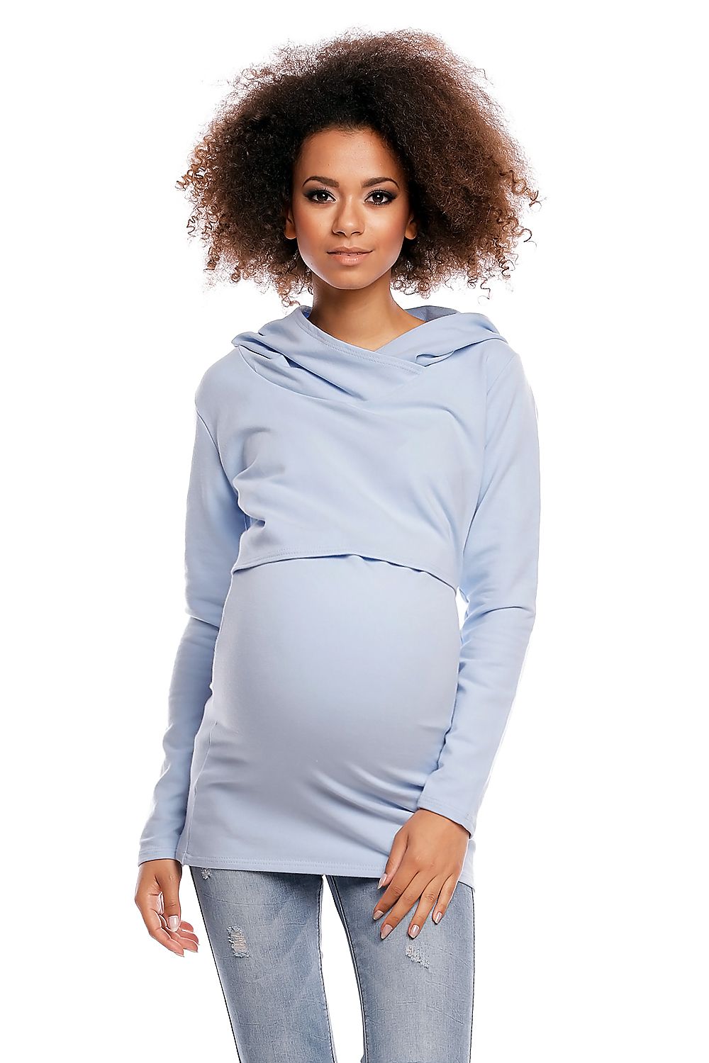 Schwangerschafts-Sweatshirt Modell 84463 PeeKaBoo