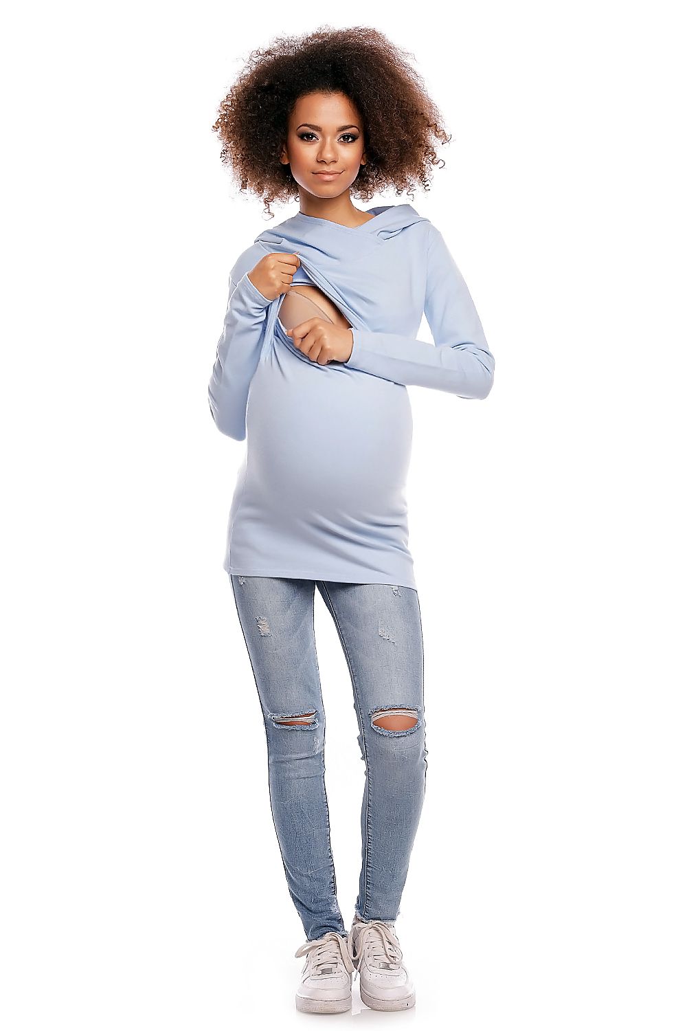 Schwangerschafts-Sweatshirt Modell 84463 PeeKaBoo