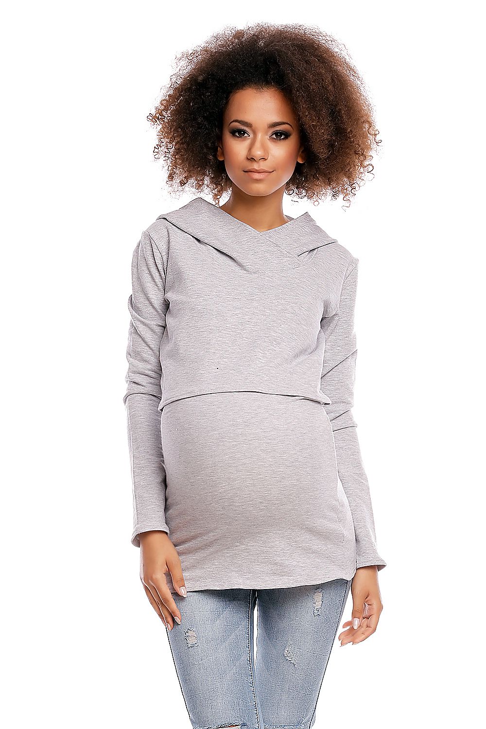 Schwangerschafts-Sweatshirt Modell 84463 PeeKaBoo