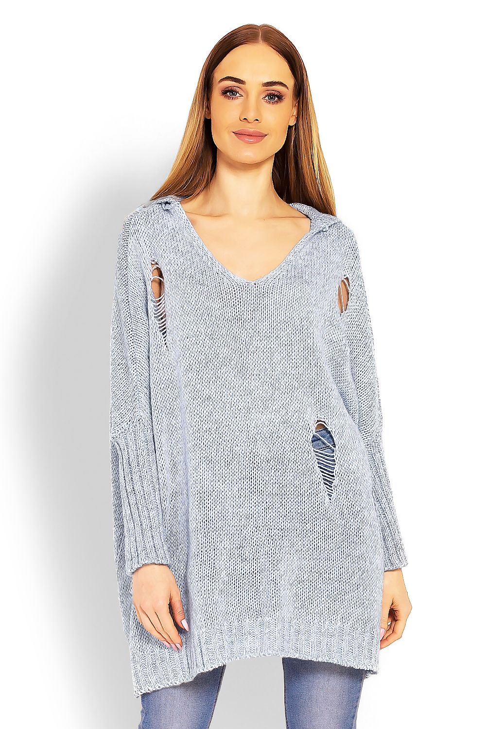 Langer Pullover Modell 114564 PeeKaBoo