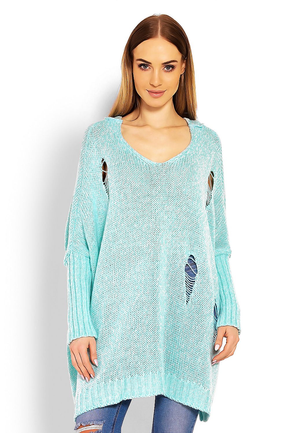 Langer Pullover Modell 114564 PeeKaBoo