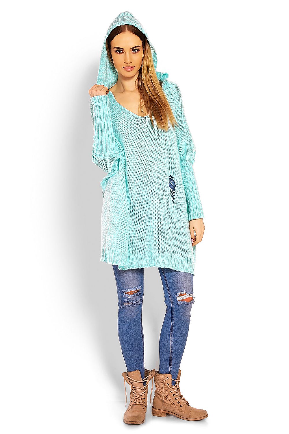 Langer Pullover Modell 114564 PeeKaBoo