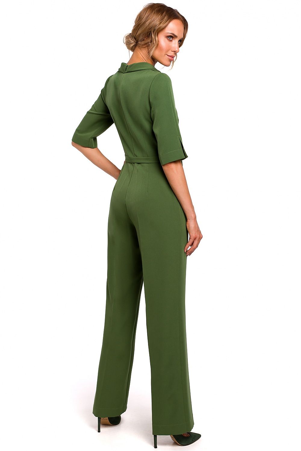 Jumpsuit met getailleerde top en rechte pijp
