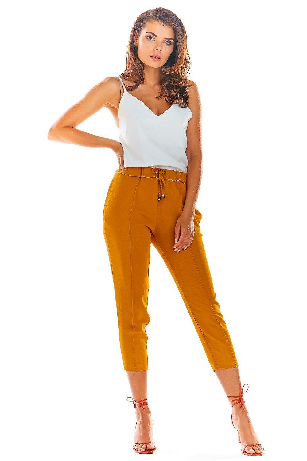 Ladies trousers model 144656 awama