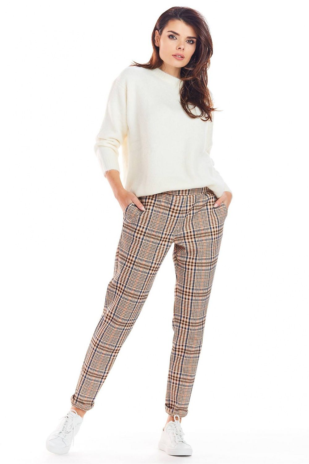 Ladies trousers model 148986 awama