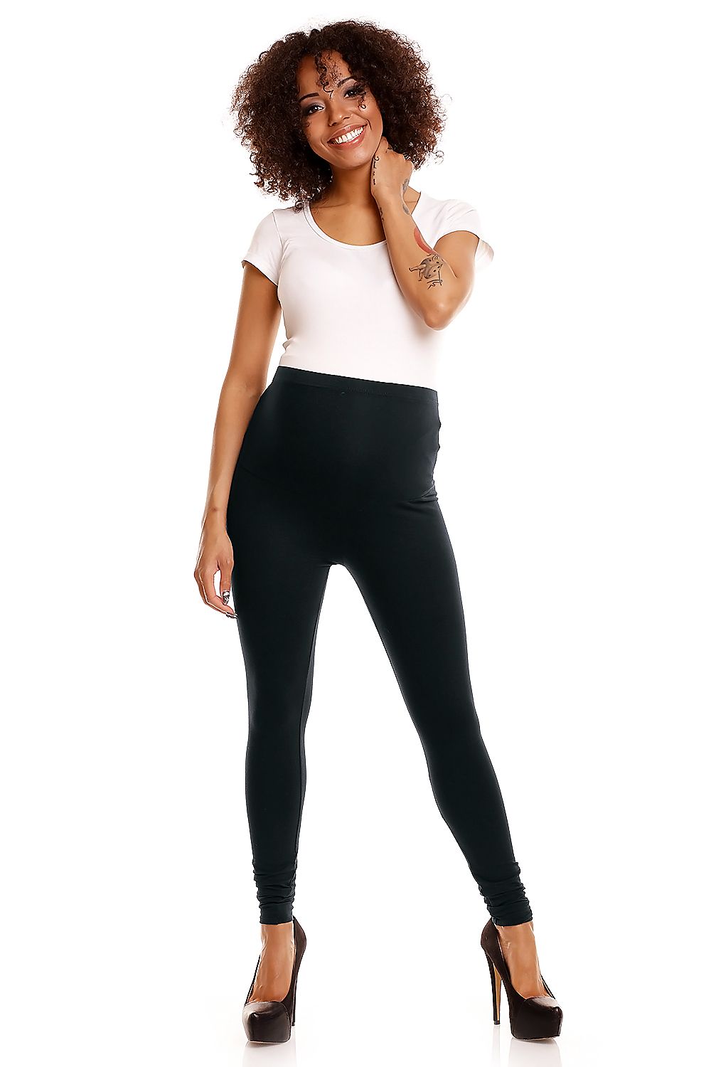 Maternity leggings model 174803 PeeKaBoo