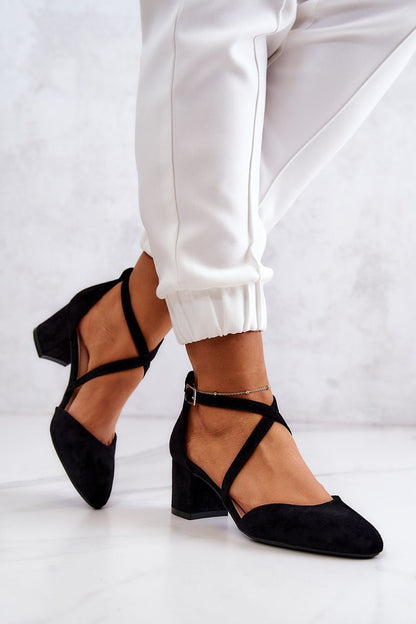 Pumps with thick heel model 176245 Step in style