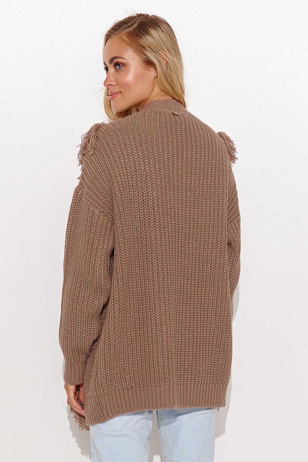 Strickjacke Modell 185224 Makadamia