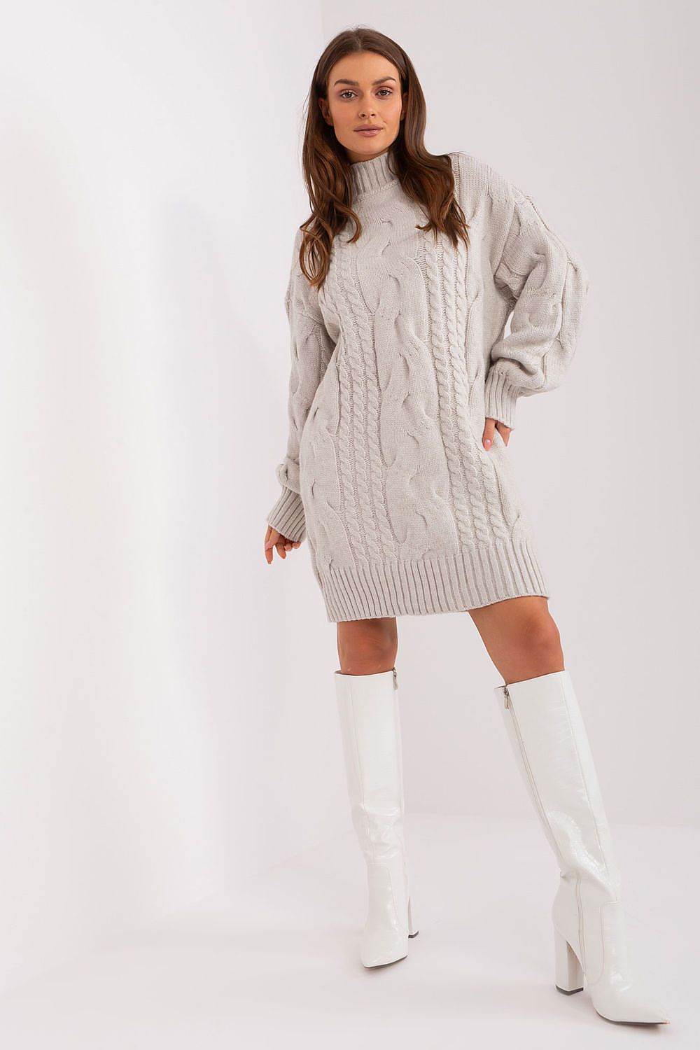 Langer Pullover Modell 185743 AT