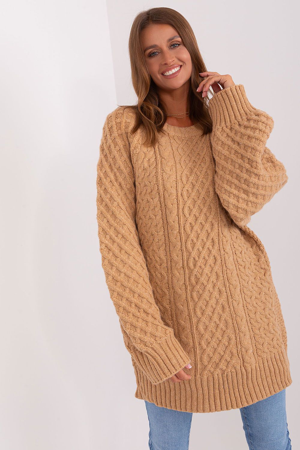 Langer Pullover Modell 185749 AT