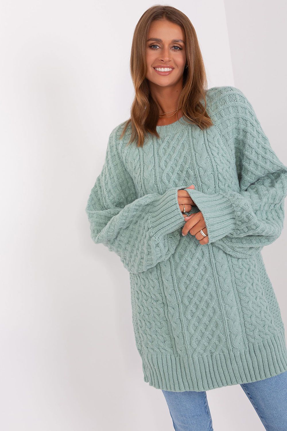 Langer Pullover Modell 185749 AT