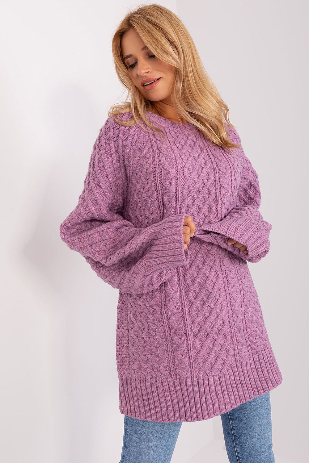 Langer Pullover Modell 185749 AT