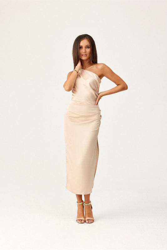 Aurora Pleated Midi Dress | 200159 Roco Fashion