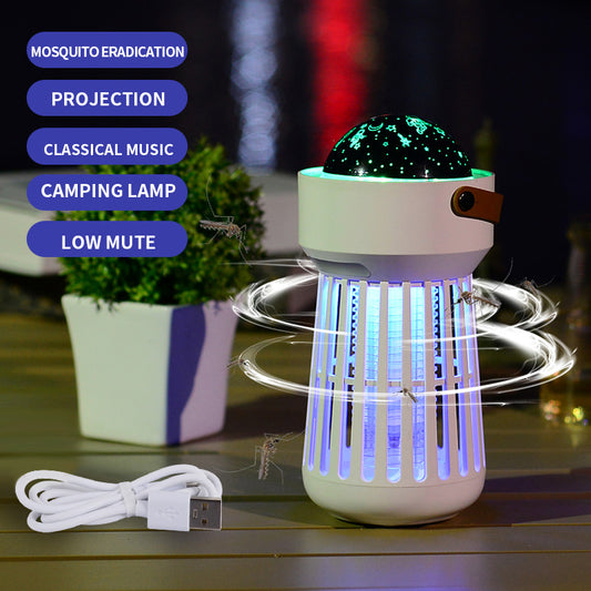 2 In 1 electronic mosquito lamp + projector + lamp