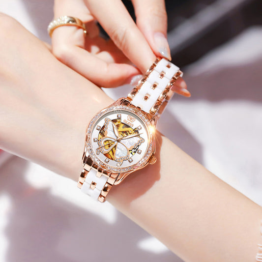 Ladies Automatic Mechanical Watch Gift Pack: Luxury and Style in One Set