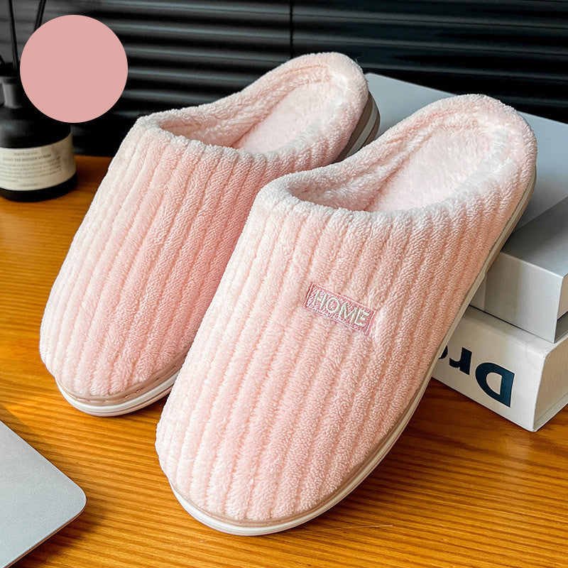 Warm slippers with anti-slip