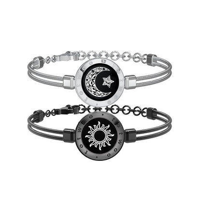 Sun-Moon Smart Link Bracelet with Sensing Technology | Always Connected, Wherever You Are