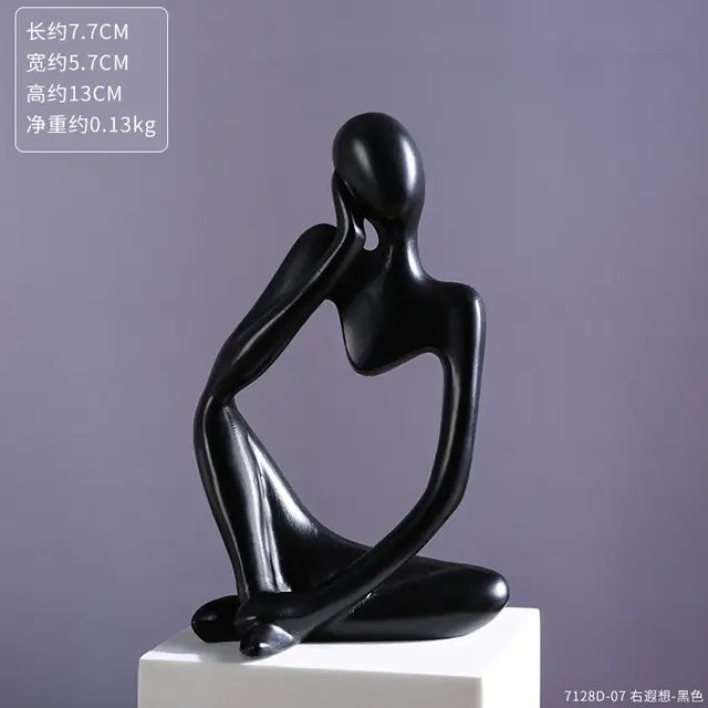 Resin Statues Floating Coffee Cup Art Sculpture Decoration