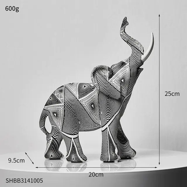 Sculptures &amp; Figurines Modern Decoration elephants