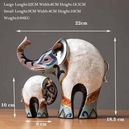 Sculptures &amp; Figurines Modern Decoration elephants