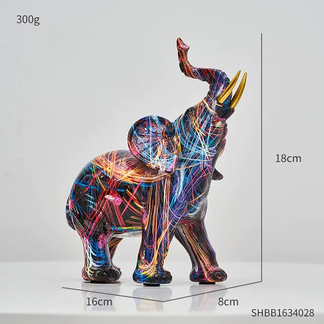 Sculptures &amp; Figurines Modern Decoration elephants