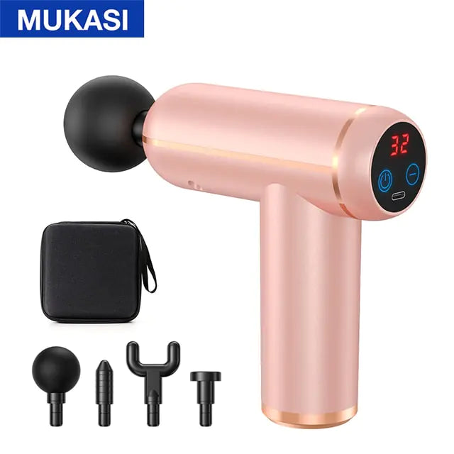 Mukasi Portable Percussion Massage Gun for Deep Muscle Relaxation