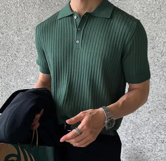 Gelijnde Polo Shirt