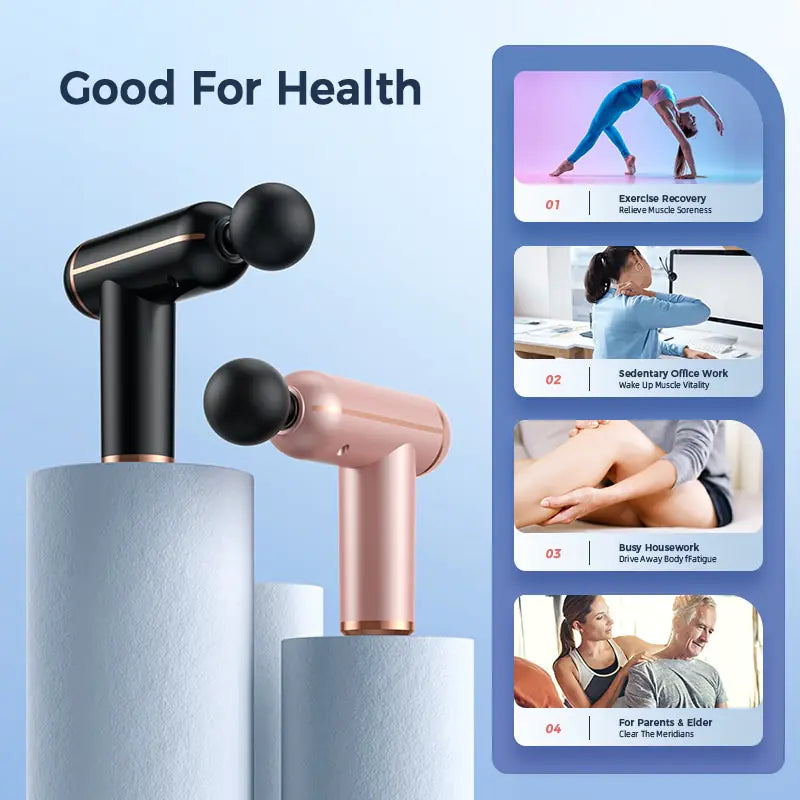 Mukasi Portable Percussion Massage Gun for Deep Muscle Relaxation