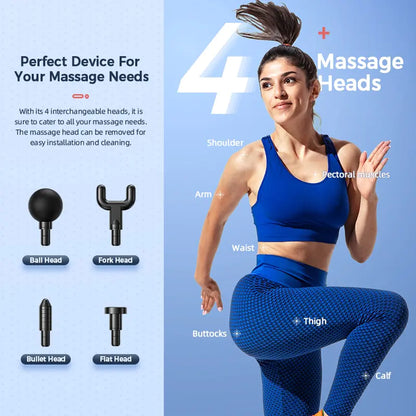 Mukasi Portable Percussion Massage Gun for Deep Muscle Relaxation